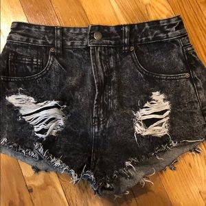 Forever 21 dark wash jean shorts